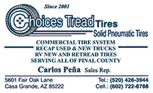 Choices Tread Tires