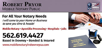 Robert Pryer Mobile Notary Public
