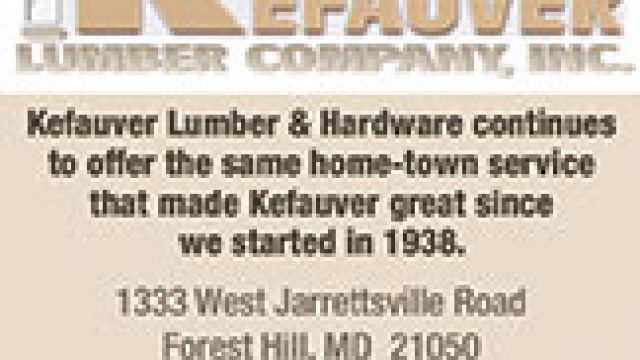 Kefauver Lumber Company, Inc.